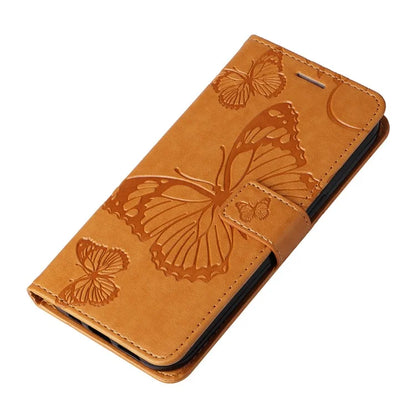 KT Imprinting Flower Series-2 For Oppo Reno12 5G (Global) Phone Case Butterfly Imprint Leather Wallet Cover