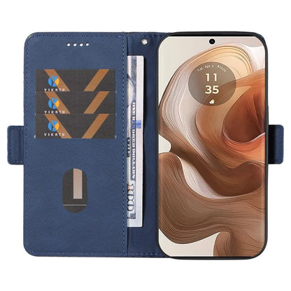 For Motorola Moto X50 Ultra 5G / Edge 50 Ultra 5G Wallet Stand Case Leather Phone Cover Rhombus Imprint