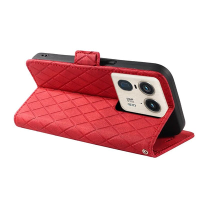 For Motorola Moto X50 Ultra 5G / Edge 50 Ultra 5G Wallet Stand Case Leather Phone Cover Rhombus Imprint