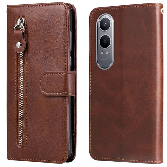 For OnePlus Nord CE4 Lite 5G / Oppo K12x 5G (China) (China) Case Zipper Pocket PU Leather Phone Cover
