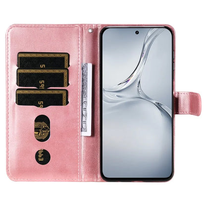 For OnePlus Nord CE4 Lite 5G / Oppo K12x 5G (China) (China) Case Zipper Pocket PU Leather Phone Cover