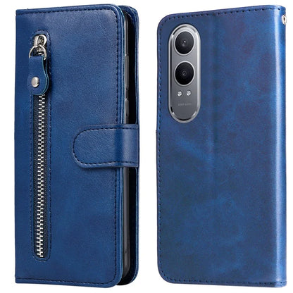 For OnePlus Nord CE4 Lite 5G / Oppo K12x 5G (China) (China) Case Zipper Pocket PU Leather Phone Cover
