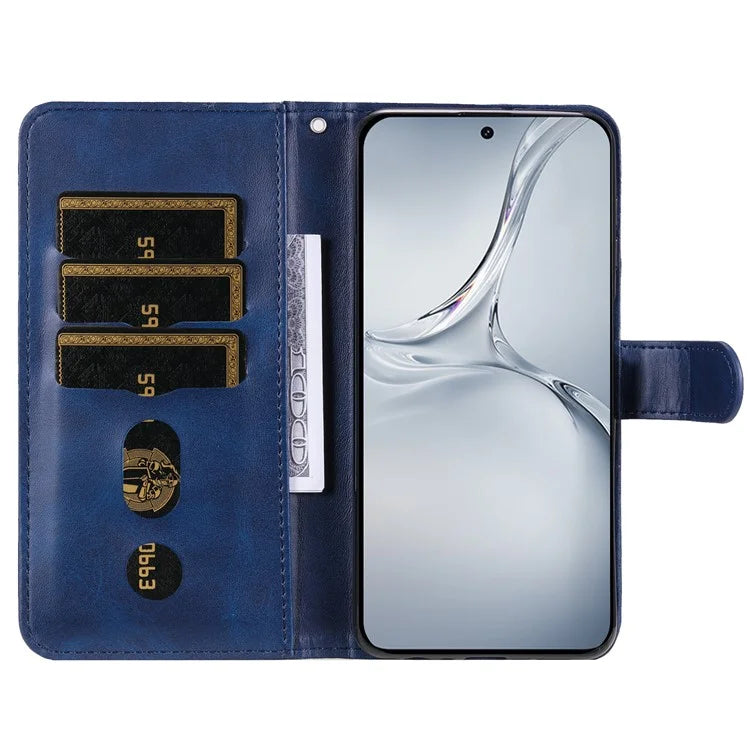 For OnePlus Nord CE4 Lite 5G / Oppo K12x 5G (China) (China) Case Zipper Pocket PU Leather Phone Cover
