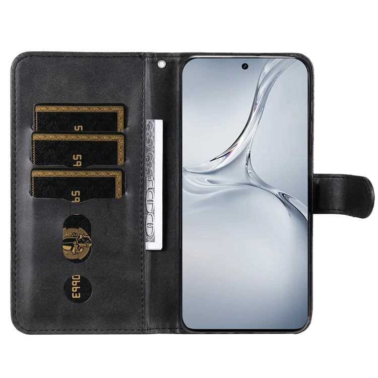 For OnePlus Nord CE4 Lite 5G / Oppo K12x 5G (China) (China) Case Zipper Pocket PU Leather Phone Cover