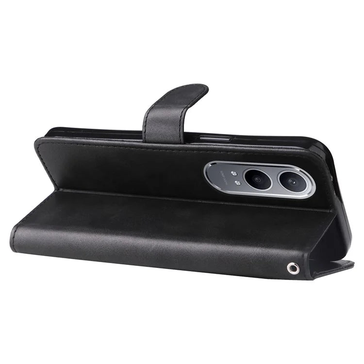 For OnePlus Nord CE4 Lite 5G / Oppo K12x 5G (China) (China) Case Zipper Pocket PU Leather Phone Cover