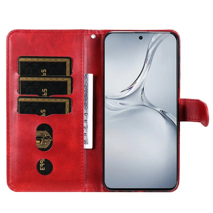 For OnePlus Nord CE4 Lite 5G / Oppo K12x 5G (China) (China) Case Zipper Pocket PU Leather Phone Cover