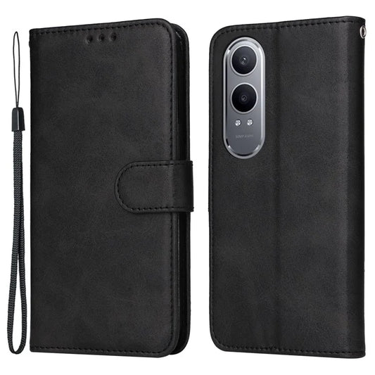 For OnePlus Nord CE4 Lite 5G / Oppo K12x 5G (China) Case Calf Texture Leather Phone Cover