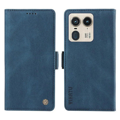 YIKATU YK-005 For Motorola Edge 50 Ultra 5G / Moto X50 Ultra 5G Leather Case Skin-Touch Phone Cover