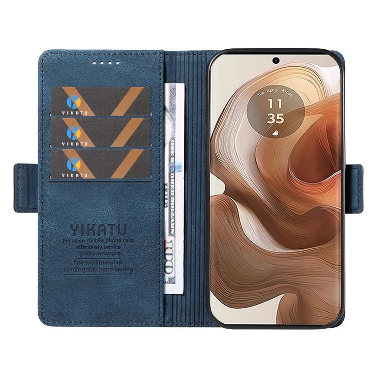 YIKATU YK-005 For Motorola Edge 50 Ultra 5G / Moto X50 Ultra 5G Leather Case Skin-Touch Phone Cover
