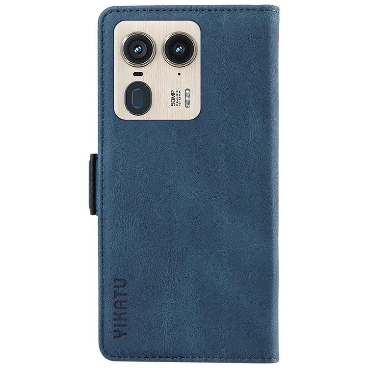 YIKATU YK-005 For Motorola Edge 50 Ultra 5G / Moto X50 Ultra 5G Leather Case Skin-Touch Phone Cover