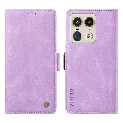YIKATU YK-005 For Motorola Edge 50 Ultra 5G / Moto X50 Ultra 5G Leather Case Skin-Touch Phone Cover