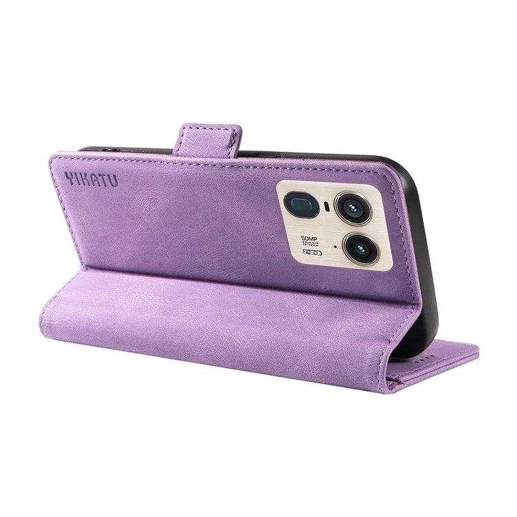 YIKATU YK-005 For Motorola Edge 50 Ultra 5G / Moto X50 Ultra 5G Leather Case Skin-Touch Phone Cover
