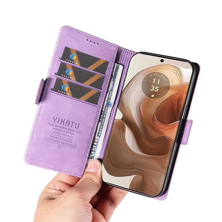 YIKATU YK-005 For Motorola Edge 50 Ultra 5G / Moto X50 Ultra 5G Leather Case Skin-Touch Phone Cover