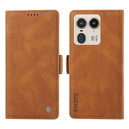 YIKATU YK-005 For Motorola Edge 50 Ultra 5G / Moto X50 Ultra 5G Leather Case Skin-Touch Phone Cover