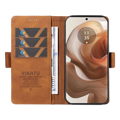 YIKATU YK-005 For Motorola Edge 50 Ultra 5G / Moto X50 Ultra 5G Leather Case Skin-Touch Phone Cover