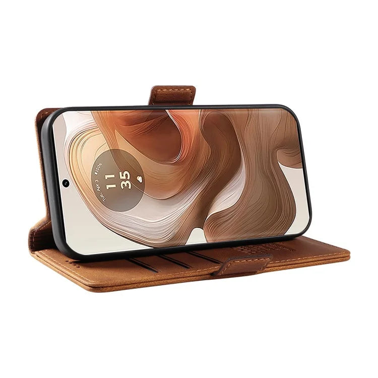YIKATU YK-005 For Motorola Edge 50 Ultra 5G / Moto X50 Ultra 5G Leather Case Skin-Touch Phone Cover