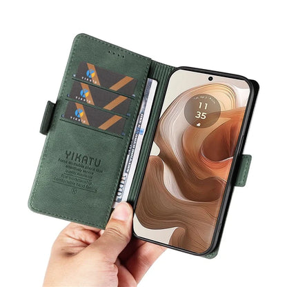 YIKATU YK-005 For Motorola Edge 50 Ultra 5G / Moto X50 Ultra 5G Leather Case Skin-Touch Phone Cover