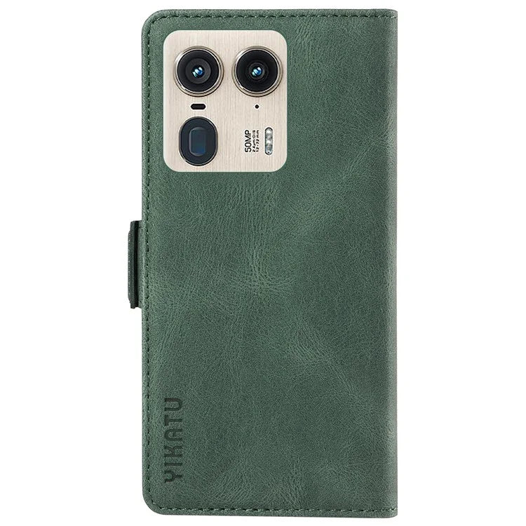 YIKATU YK-005 For Motorola Edge 50 Ultra 5G / Moto X50 Ultra 5G Leather Case Skin-Touch Phone Cover