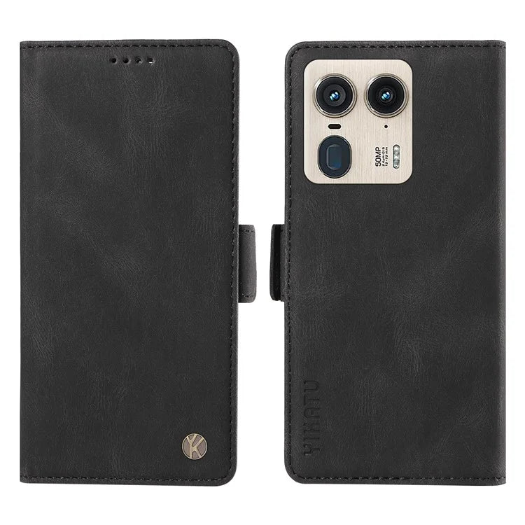 YIKATU YK-005 For Motorola Edge 50 Ultra 5G / Moto X50 Ultra 5G Leather Case Skin-Touch Phone Cover