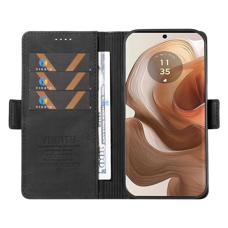 YIKATU YK-005 For Motorola Edge 50 Ultra 5G / Moto X50 Ultra 5G Leather Case Skin-Touch Phone Cover