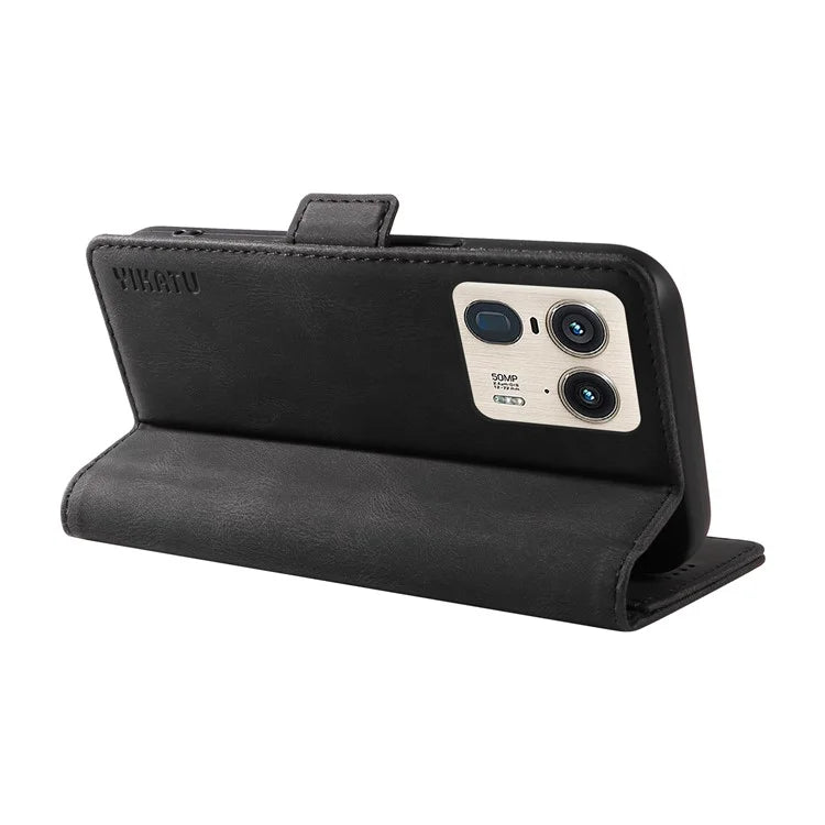 YIKATU YK-005 For Motorola Edge 50 Ultra 5G / Moto X50 Ultra 5G Leather Case Skin-Touch Phone Cover