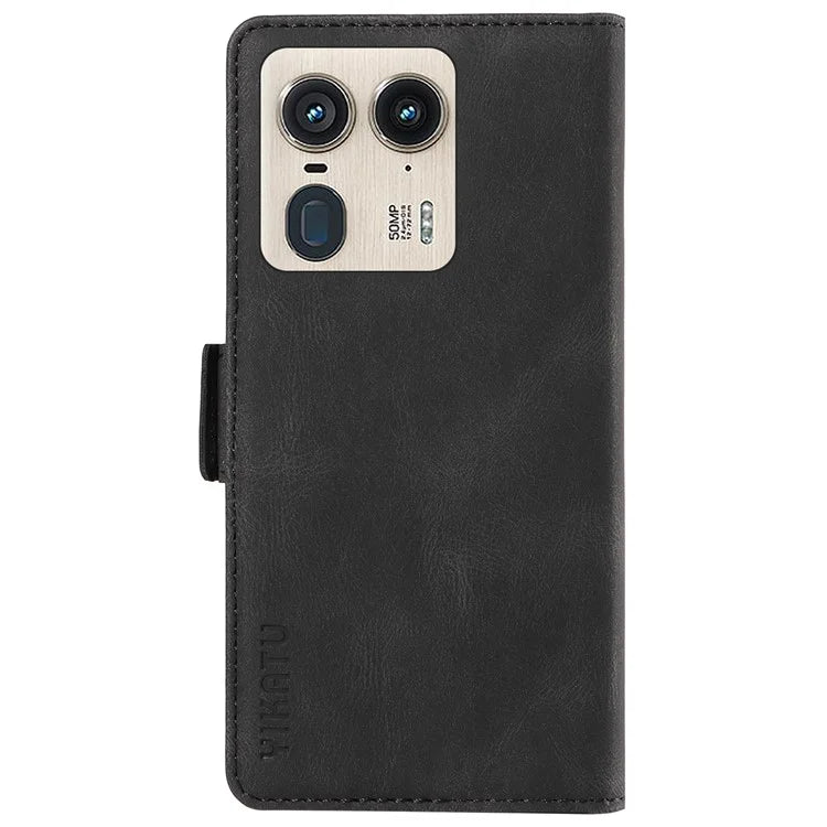 YIKATU YK-005 For Motorola Edge 50 Ultra 5G / Moto X50 Ultra 5G Leather Case Skin-Touch Phone Cover