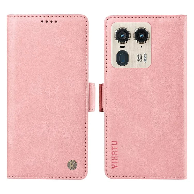 YIKATU YK-005 For Motorola Edge 50 Ultra 5G / Moto X50 Ultra 5G Leather Case Skin-Touch Phone Cover