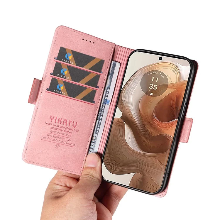YIKATU YK-005 For Motorola Edge 50 Ultra 5G / Moto X50 Ultra 5G Leather Case Skin-Touch Phone Cover