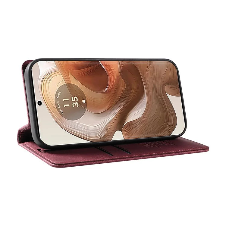 YIKATU YK-004 For Motorola Moto X50 Ultra 5G / Edge 50 Ultra 5G Case Leather Phone Wallet Cover Skin-Touch