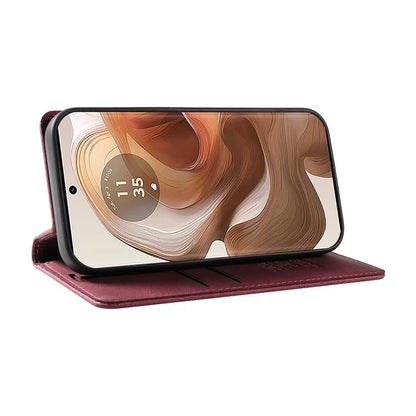 YIKATU YK-004 For Motorola Moto X50 Ultra 5G / Edge 50 Ultra 5G Case Leather Phone Wallet Cover Skin-Touch