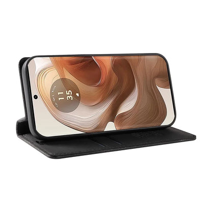 YIKATU YK-004 For Motorola Moto X50 Ultra 5G / Edge 50 Ultra 5G Case Leather Phone Wallet Cover Skin-Touch