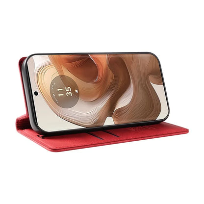 YIKATU YK-004 For Motorola Moto X50 Ultra 5G / Edge 50 Ultra 5G Case Leather Phone Wallet Cover Skin-Touch