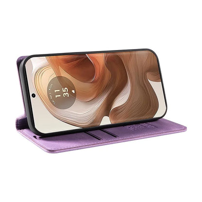 YIKATU YK-004 For Motorola Moto X50 Ultra 5G / Edge 50 Ultra 5G Case Leather Phone Wallet Cover Skin-Touch
