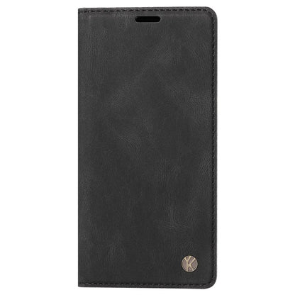YIKATU YK-004 For Motorola Edge 50 Fusion 5G Leather Case Wallet Phone Cover Skin-Touch