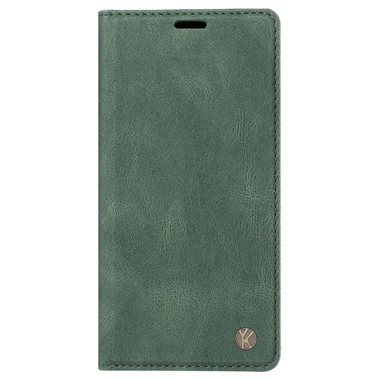 YIKATU YK-004 For Motorola Edge 50 Fusion 5G Leather Case Wallet Phone Cover Skin-Touch