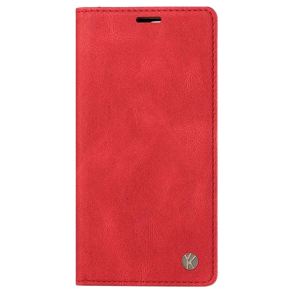 YIKATU YK-004 For Motorola Edge 50 Fusion 5G Leather Case Wallet Phone Cover Skin-Touch