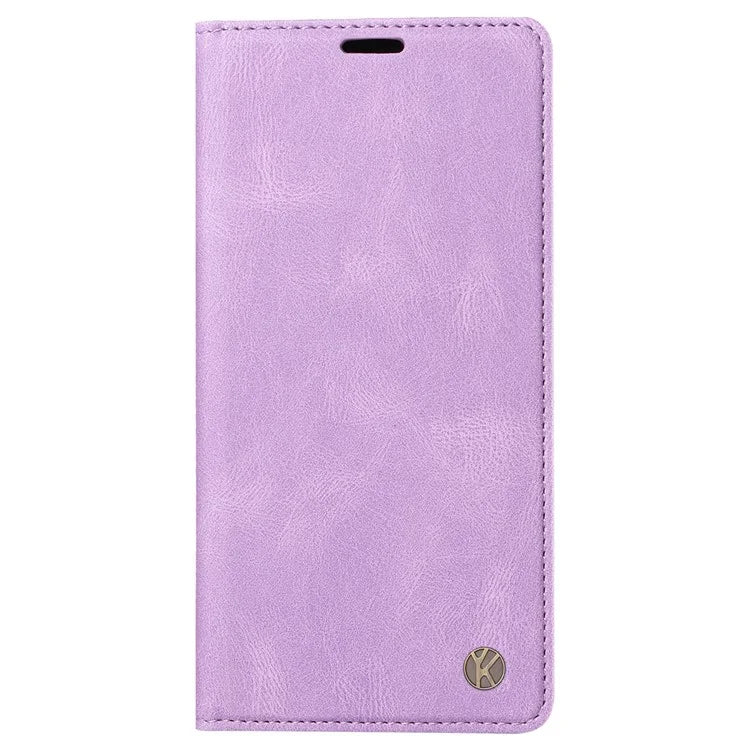 YIKATU YK-004 For Motorola Edge 50 Fusion 5G Leather Case Wallet Phone Cover Skin-Touch