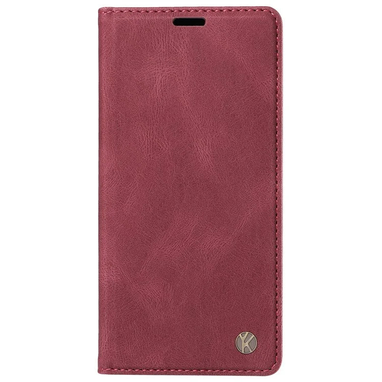 YIKATU YK-004 For Oppo Reno12 Pro 5G (Global) / (China) Wallet Phone Case Skin-Touch Leather Cover