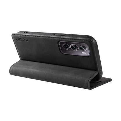 YIKATU YK-004 For Oppo Reno12 Pro 5G (Global) / (China) Wallet Phone Case Skin-Touch Leather Cover