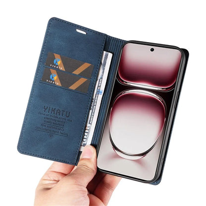 YIKATU YK-004 For Oppo Reno12 Pro 5G (Global) / (China) Wallet Phone Case Skin-Touch Leather Cover