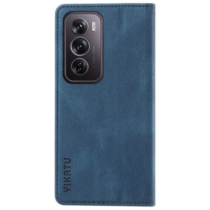 YIKATU YK-004 For Oppo Reno12 Pro 5G (Global) / (China) Wallet Phone Case Skin-Touch Leather Cover