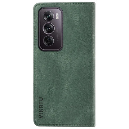 YIKATU YK-004 For Oppo Reno12 Pro 5G (Global) / (China) Wallet Phone Case Skin-Touch Leather Cover