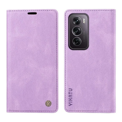 YIKATU YK-004 For Oppo Reno12 Pro 5G (Global) / (China) Wallet Phone Case Skin-Touch Leather Cover