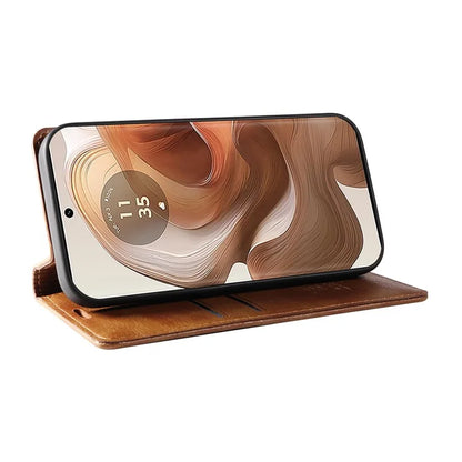 YIKATU YK-006 For Motorola Edge 50 Ultra 5G / Moto X50 Ultra 5G Wallet Case Litchi Texture Leather Phone Cover