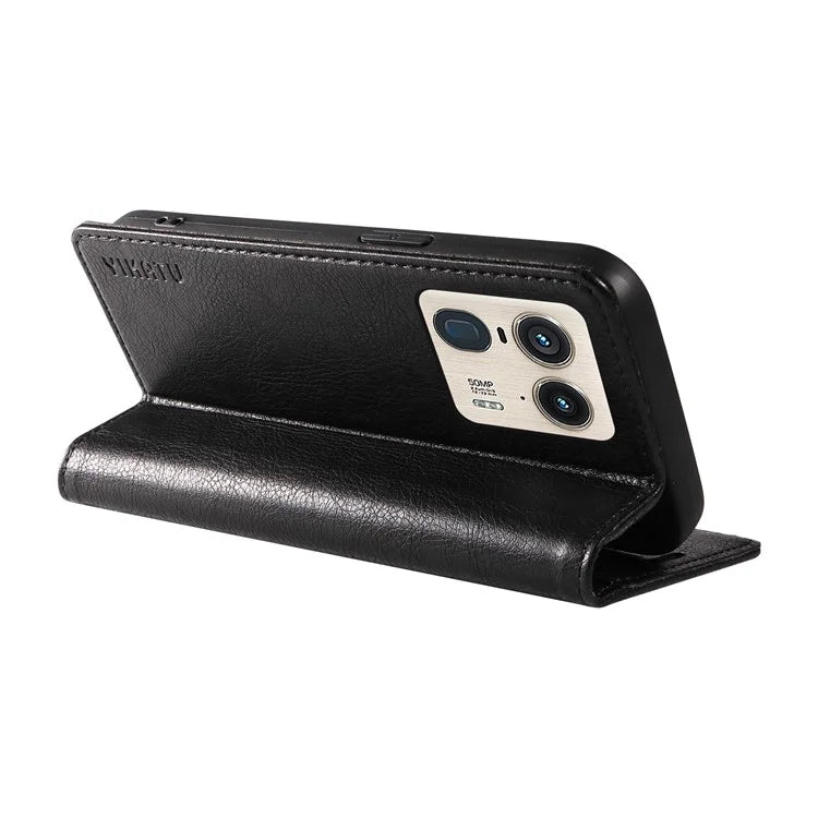 YIKATU YK-006 For Motorola Edge 50 Ultra 5G / Moto X50 Ultra 5G Wallet Case Litchi Texture Leather Phone Cover