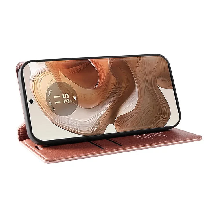 YIKATU YK-006 For Motorola Edge 50 Ultra 5G / Moto X50 Ultra 5G Wallet Case Litchi Texture Leather Phone Cover