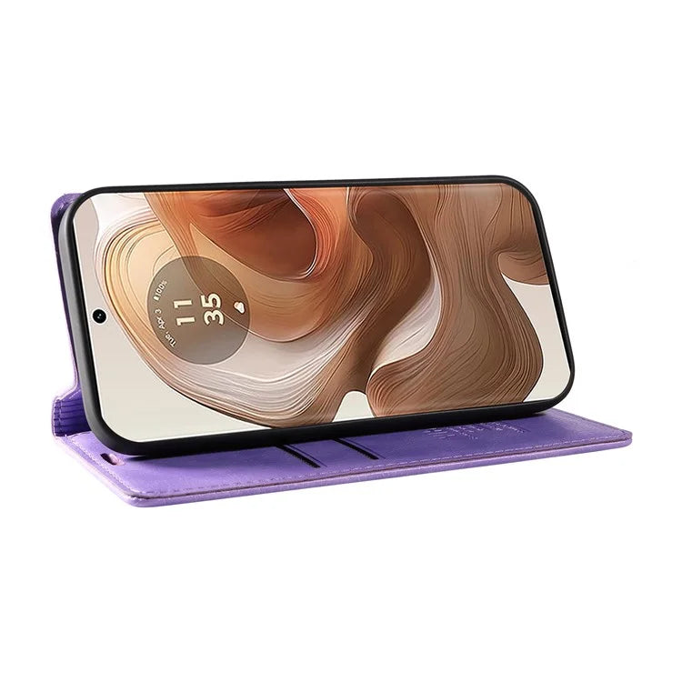 YIKATU YK-006 For Motorola Edge 50 Ultra 5G / Moto X50 Ultra 5G Wallet Case Litchi Texture Leather Phone Cover