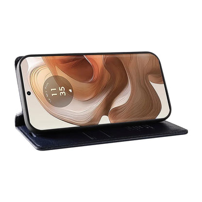 YIKATU YK-006 For Motorola Edge 50 Ultra 5G / Moto X50 Ultra 5G Wallet Case Litchi Texture Leather Phone Cover