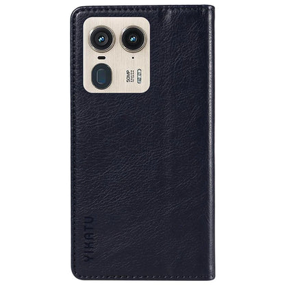 YIKATU YK-006 For Motorola Edge 50 Ultra 5G / Moto X50 Ultra 5G Wallet Case Litchi Texture Leather Phone Cover
