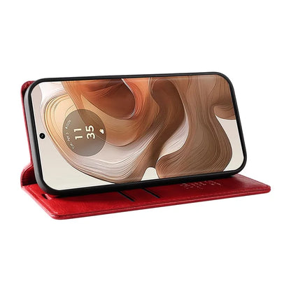 YIKATU YK-006 For Motorola Edge 50 Ultra 5G / Moto X50 Ultra 5G Wallet Case Litchi Texture Leather Phone Cover